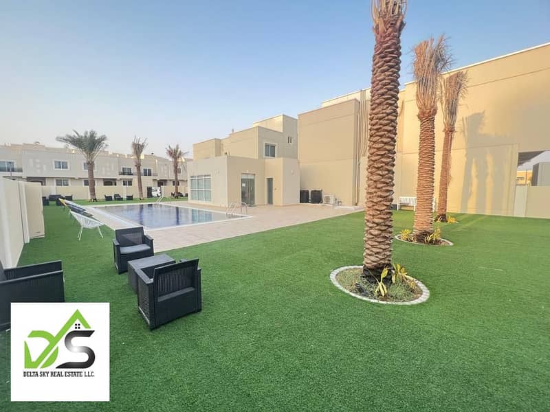 AMAZING STUDIO WITH GARDEN,SWIMMING POOL, IN NEW COMPOUND ZONE 17 CLOSE TO ALSHABIA