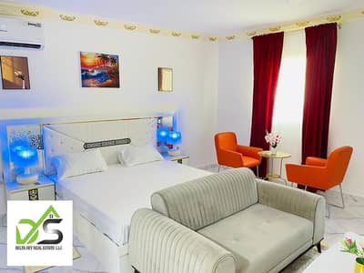 Studio for Rent in Shakhbout City, Abu Dhabi - For rent an excellent furnished studio in Shakhbout City, monthly, next to services