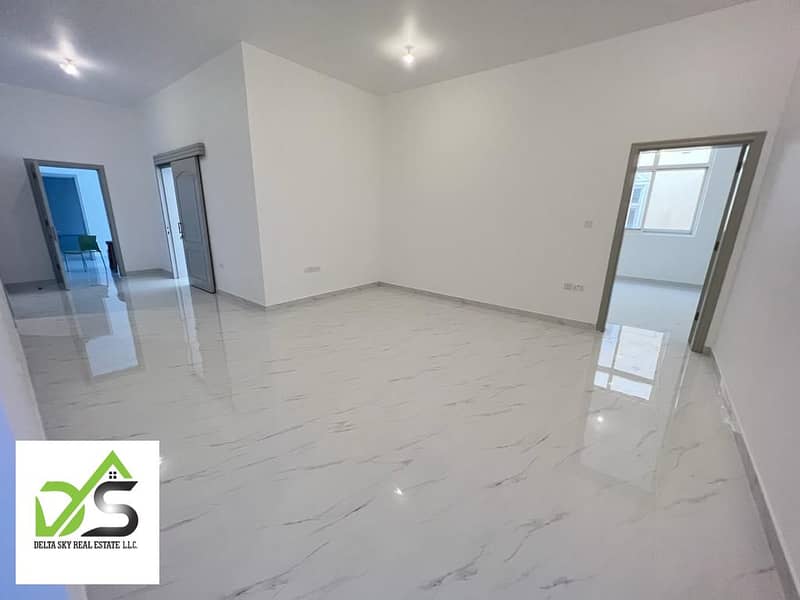 For rent, a four-room apartment, a hall, and a council, in Mohammed bin Zayed City, an excellent location close to services