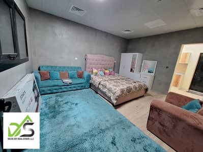 Studio for Rent in Madinat Al Riyadh, Abu Dhabi - For rent, a furnished studio, the first resident, an excellent private entrance in the city of Riyadh Monthly