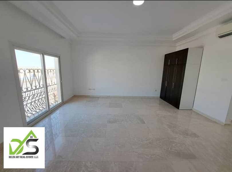 For rent an excellent studio, a wonderful villa, a first floor in the city of Al-Shamkha, excellent monthly