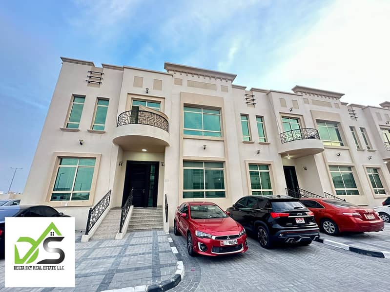 Seize the opportunity to occupy a wonderful apartment with three master bedrooms, with closets, a large living room, a balcony, and a maid’s room in Khalifa City, near Etihad Plaza, with an annual rent of 100 thousand dirhams