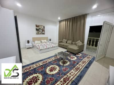 Studio for Rent in Madinat Al Riyadh, Abu Dhabi - Seize the opportunity to live in a high-quality furnished studio apartment in Riyadh, in an excellent location, with a monthly rent of 2,800 dirhams.