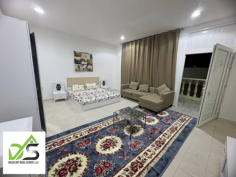 Seize the opportunity to live in a high-quality furnished studio apartment in Riyadh, in an excellent location, with a monthly rent of 2,800 dirhams.