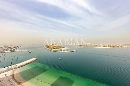 2 Bedroom Apartment for Sale in Dubai Harbour, Dubai - Stunning Palm View | Mid Floor | Never Lived In
