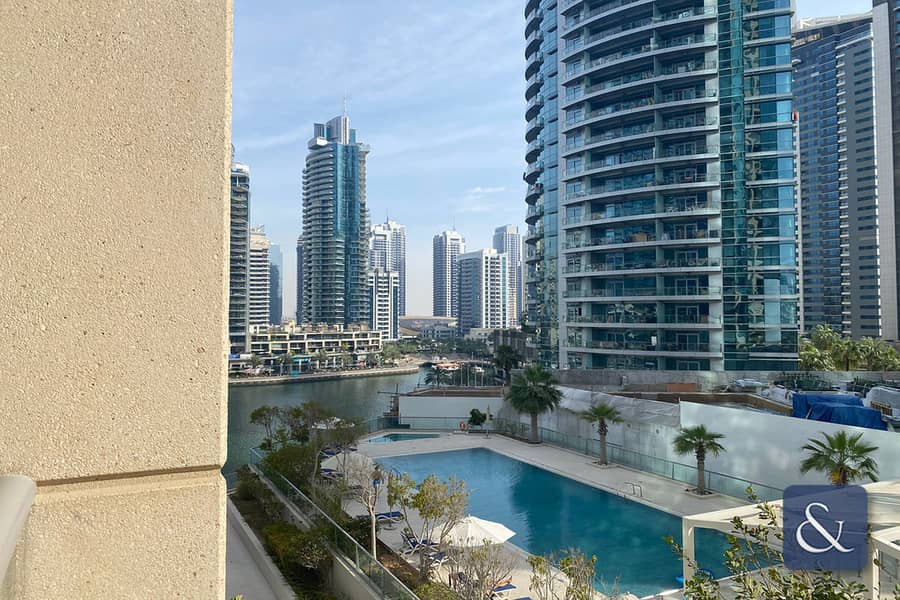 位于迪拜码头，蓝色鸢尾大厦 1 卧室的公寓 105000 AED - 8844143
