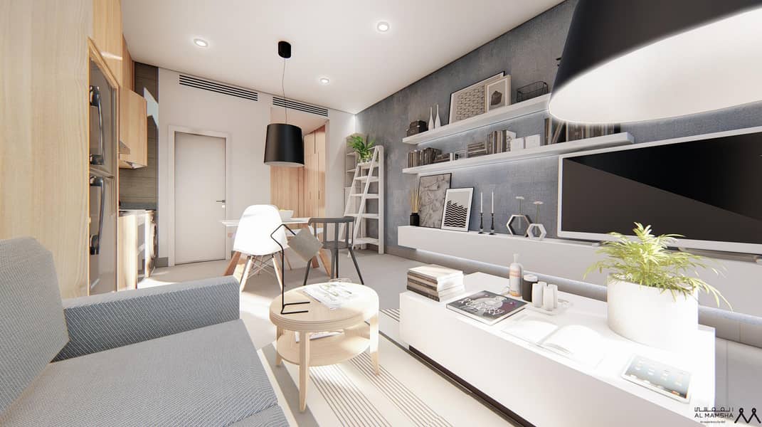 Stylish Studio with Garden Stylish Studio with Garden