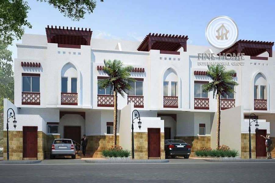 Style 3 Villas Compound in Khalifa City.