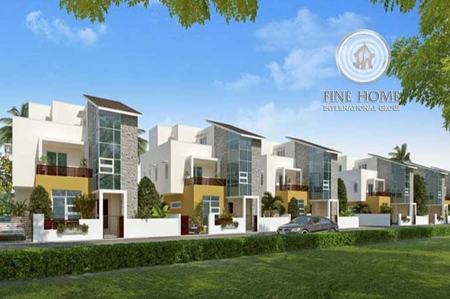 Modern 4 villas compound in khalifa city