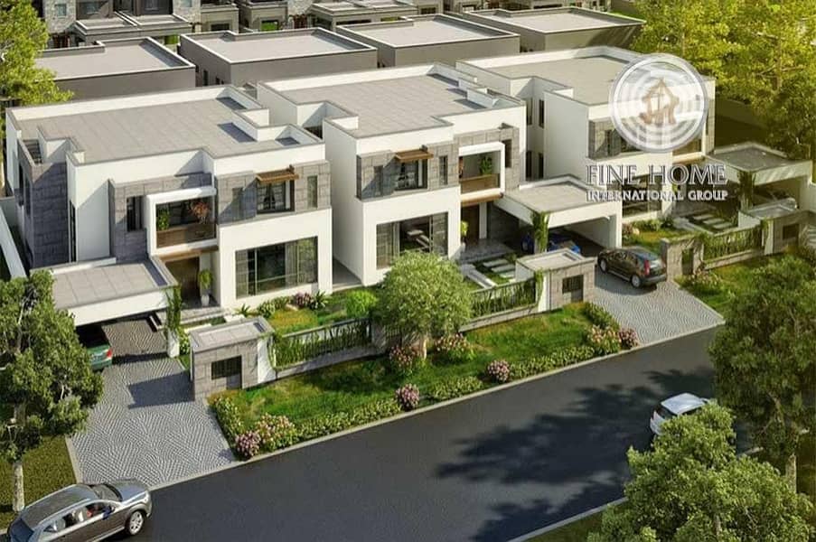 Style 3villas compound in Shakhbout city