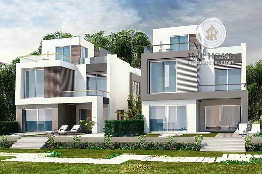 Terrific 2 Villas compound in Al Muroor.