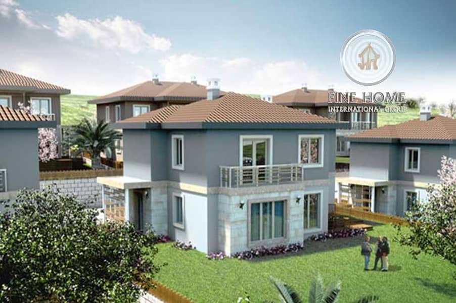 Nice 5 Villas compound in Shakhbout City