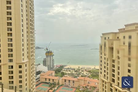 2 Bedroom Apartment for Rent in Jumeirah Beach Residence (JBR), Dubai - Sea View | Two Bed | Holiday Homes Allowed