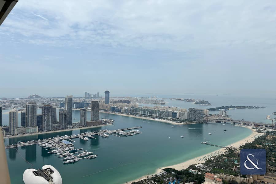 位于迪拜码头，精英公寓 4 卧室的顶楼公寓 425000 AED - 8853822