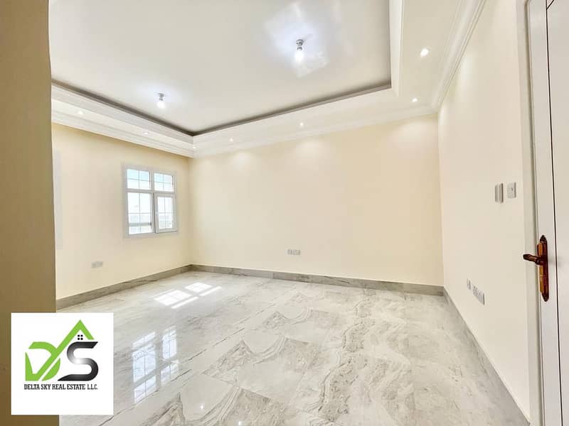 For rent, a room and a lounge, the first excellent resident in the city of Khalifa, monthly