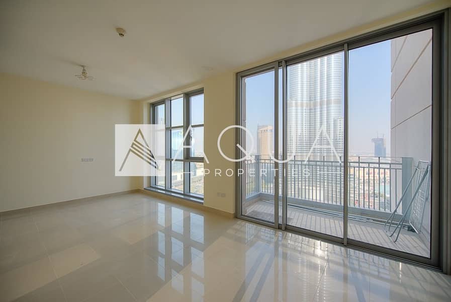 Full Burj Khalifa and Fountain views unit