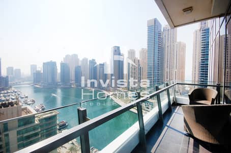 2 Bedroom Flat for Rent in Dubai Marina, Dubai - Full Marina View | Unique 2 Bedrooms Apartment | Best Corner Unit 2 Bedroom Flat for Rent in Dubai Marina, Dubai - Full Marina View | Unique 2 Bedrooms Apartment | Best Corner Unit
