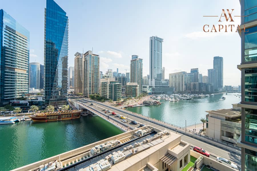 位于迪拜码头，滨海码头综合区，滨海码头西楼 2 卧室的公寓 270000 AED - 8854378