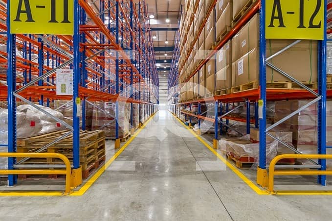 Top Quality Warehouse with Racks for Logistics in DWC Dubai