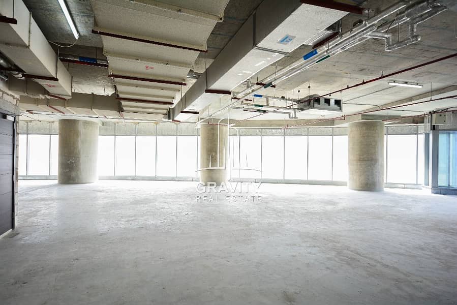 Hot Deal - Spacious shell & core office space I Addax Tower