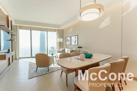 2 Bedroom Apartment for Rent in Downtown Dubai, Dubai - High Floor | Brand  New | Sea View