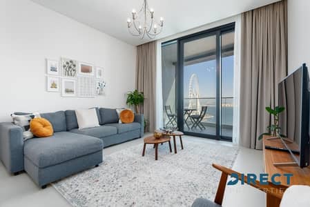 2 Bedroom Apartment for Rent in Jumeirah Beach Residence (JBR), Dubai - Full Sea View I Fully Furnished I Prime Location