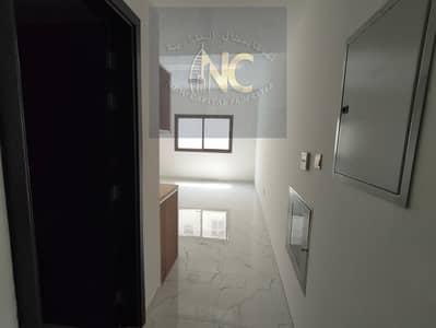 For rent, a house in Ajman, new studio, second resident, Al Nuaimiya area, family residence building, opposite the Afghan kebab, Kuwait Street Therefo