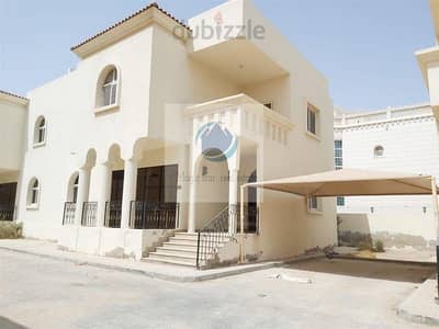 5 Bedroom Villa for Rent in Khalifa City, Abu Dhabi - Excellent 5 Bedroom compound villa  + maid room l balcony l cover parking