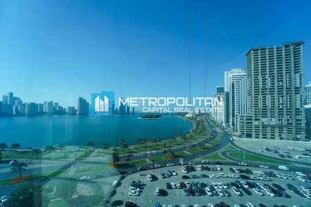 Office for Sale in Al Majaz, Sharjah - Amazing Lake View|Shell and Core|Great Investment
