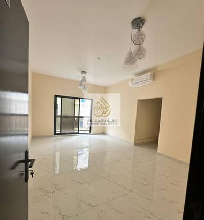 For annual rent in Ajman  Show of the week exclusively   A building is available for the first resident, one room and a living room with a balcon