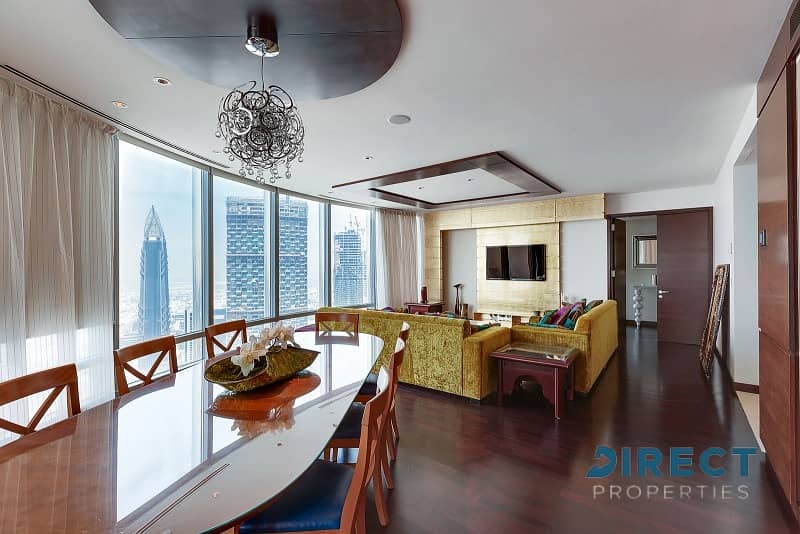 位于迪拜市中心，哈利法塔 2 卧室的公寓 350000 AED - 8857612