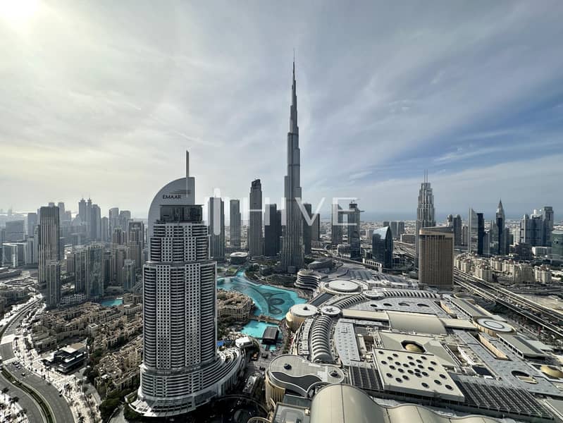 位于迪拜市中心，谦恭公寓喷泉景观综合体，谦恭喷泉景观天际系列2大厦 4 卧室的顶楼公寓 1150000 AED - 8859188