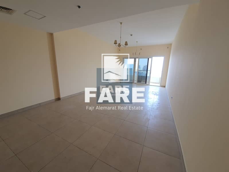 2 Bedroom apartment with Part view of Al Khan Lake