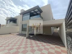 Villa for sale in Ajman, Al Rawda area, first inhabitant, super deluxe finishes, excellent area, easy exit, Dubai and Sharjah