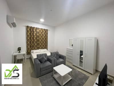 Studio for Rent in Shakhbout City, Abu Dhabi - FULLY FURNISHED NEW STUDIO FOR RENT IN SHAKHBOUT CITY. 3100 month