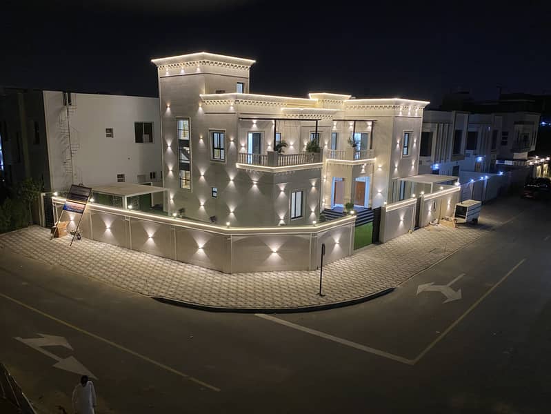Villa for sale in Ajman, Al-Amra area, novel, luxurious finishing
