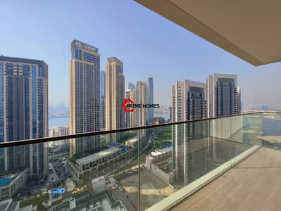 2 Bedroom Flat for Rent in Dubai Creek Harbour, Dubai - Chiller Free | High Floor | Creek Beach View