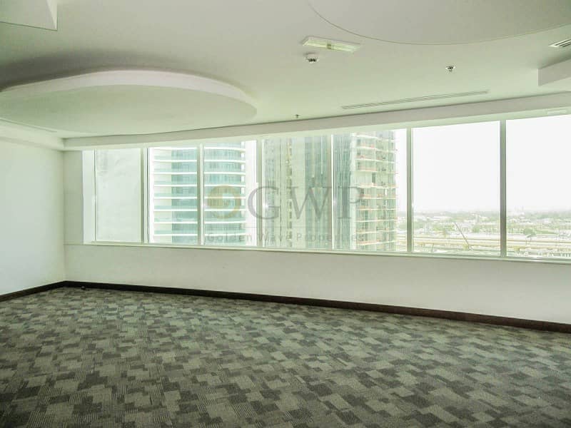 Fitted & partition office for rent @ 75 Aed per sqft in  business bay