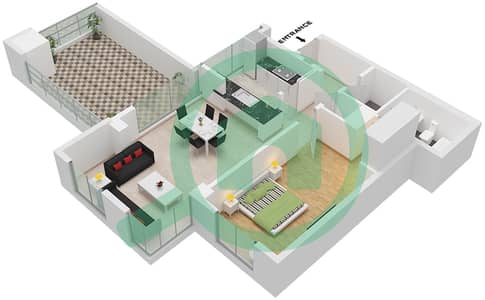 Shemara - 1 Bed Apartments Suite 04 Floor plan