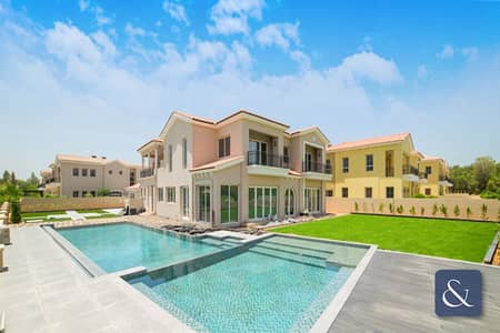 5 Bedroom Villa for Rent in Jumeirah Golf Estates, Dubai - 5 Bed | Vacant | Corner Unit | Infinity Pool