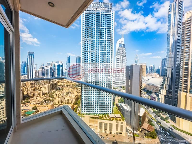 Mid Floor 2BR| Burj Khalifa View | Read To Move In