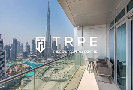 2 Bedroom Apartment for Rent in Downtown Dubai, Dubai - Burj Khalifa and Fountain Views | High Floor