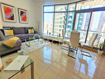 2 Bedroom Apartment for Rent in Dubai Marina, Dubai - FULLY FURNISHED I Chiller Free I Upgraded