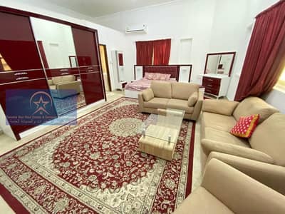 Studio for Rent in Khalifa City, Abu Dhabi - Fabulous Furnished studio outclass separate kitchen M/3000 Near by Forsan mall
