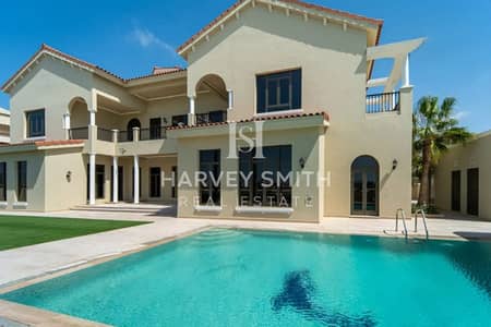 6 Bedroom Villa for Rent in Palm Jumeirah, Dubai - High Number | Panoramic Views | Available Now