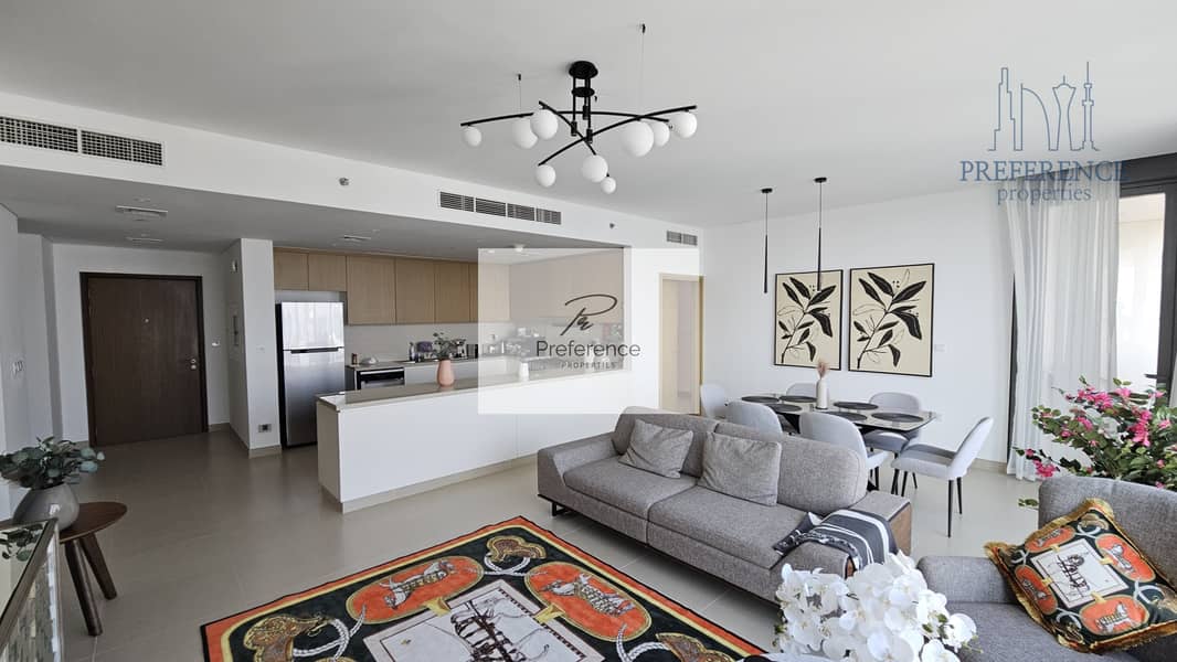 Furnished | 3BR+M | Marina View | 5242 Tower