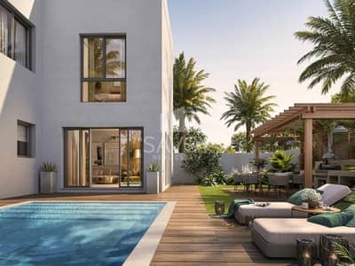 5 Bedroom Villa for Sale in Yas Island, Abu Dhabi - AMAZING 5BR+MAID VILLA|SINGLE ROW|PAYMENT PLAN