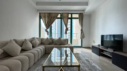 1 Bedroom Flat for Rent in Dubai Marina, Dubai - MARINA CROWN 1BHK FULLY FURNISHED