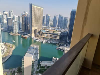 2 Bedroom Apartment for Rent in Jumeirah Beach Residence (JBR), Dubai - High Floor Best View Unfurnished