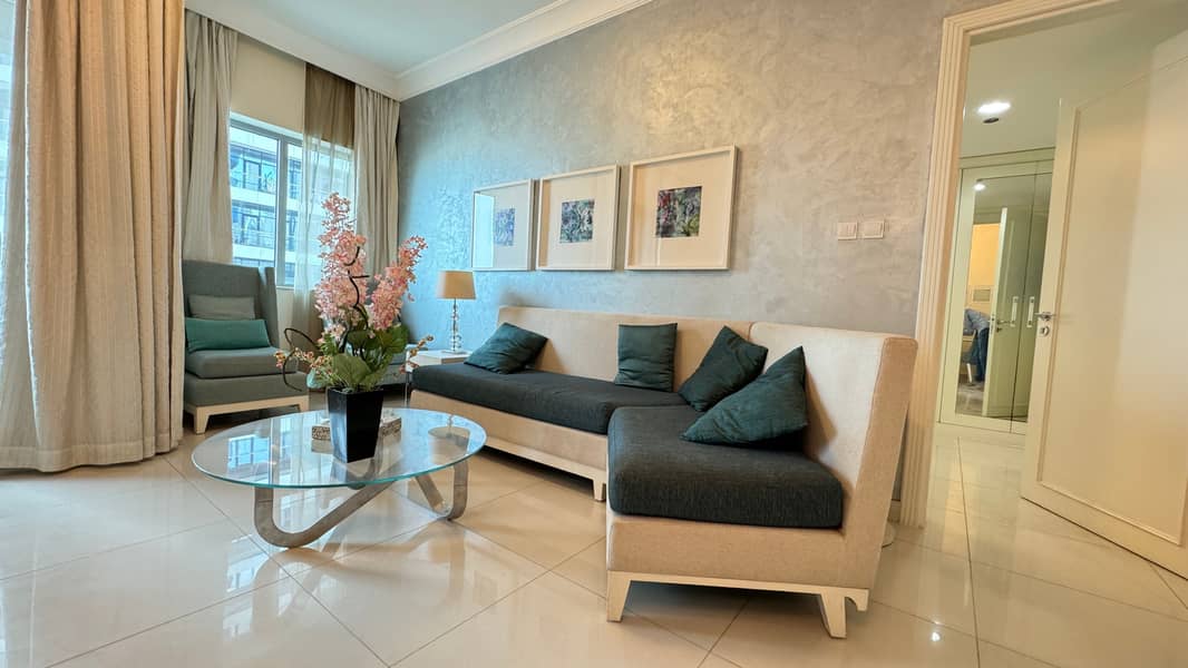 位于迪拜市中心，招牌酒店式公寓 1 卧室的公寓 100000 AED - 8863915